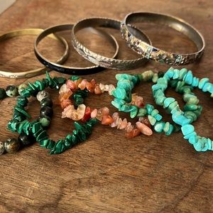 Bangles and Stones Bracelet Package